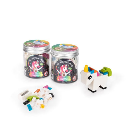 Trendhaus Spitzer Mini Baustein Set Einhorn
