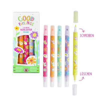 Trendhaus Highlighter löschbar 5er-Set