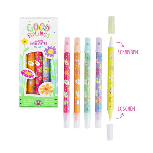 Trendhaus Highlighter löschbar 5er-Set