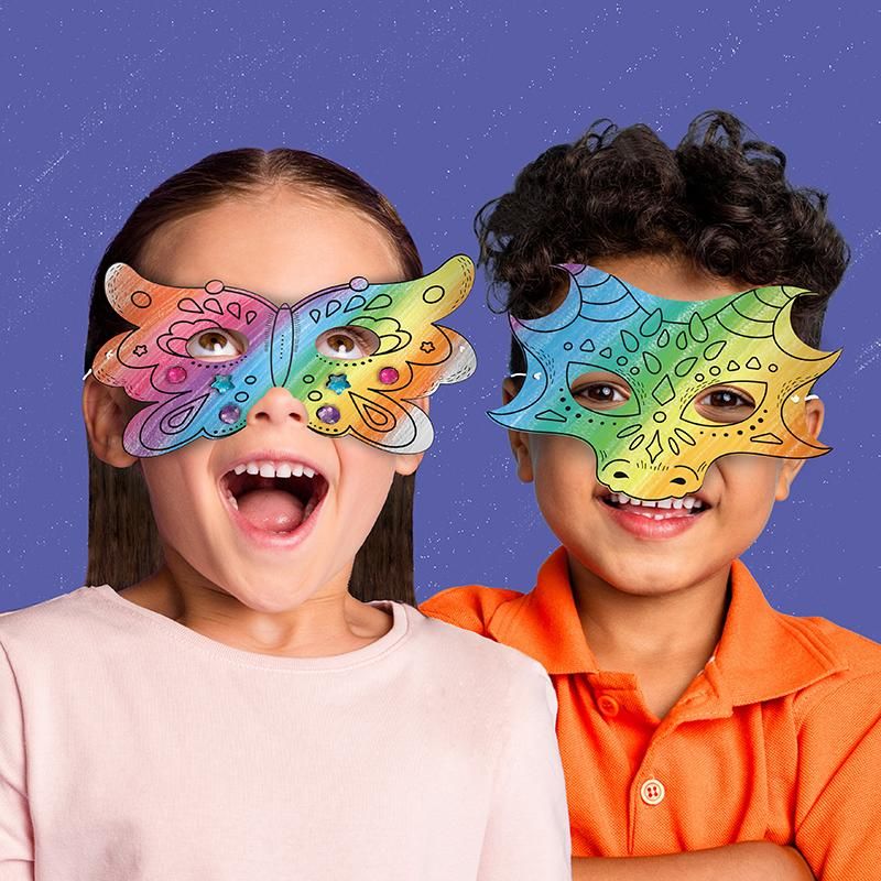 Trendhaus Bastel- und Ausmalmasken