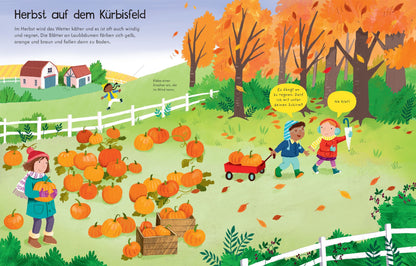 Usborne Mein erstes Stickerbuch: Das Wetter rund ums Jahr