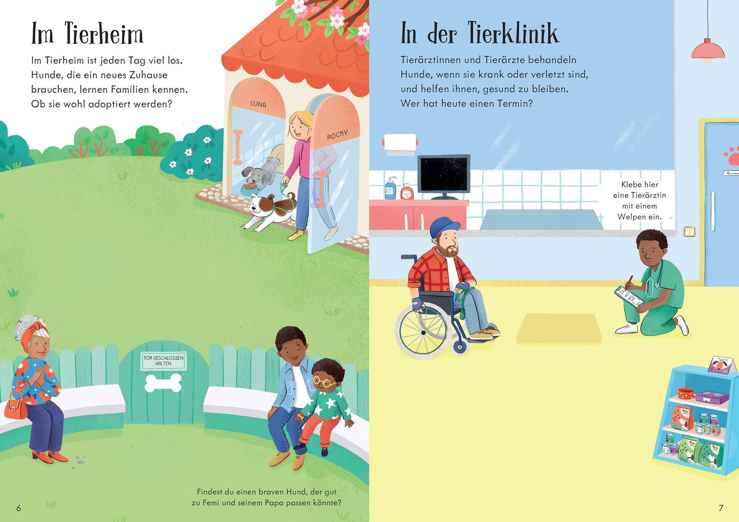 Usborne Mein Immer-wieder-Stickerbuch: Meine liebsten Hunde 3+