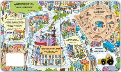 Usborne Fahrspurenbuch Wohin fährt der Bagger?