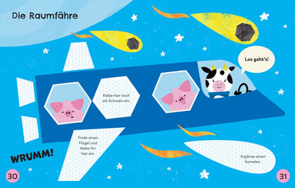Usborne - Schere, Kleber, los! Bunte Raketen und Raumfahrzeuge fertig basteln