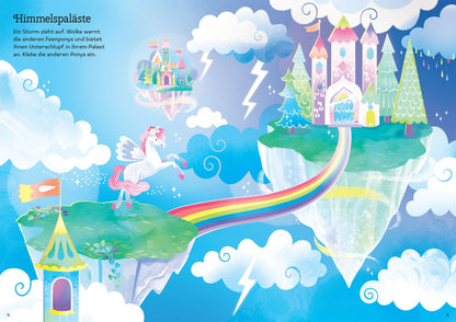 Usborne Meine glitzernde Stickerwelt Fabelhafte Feenponys