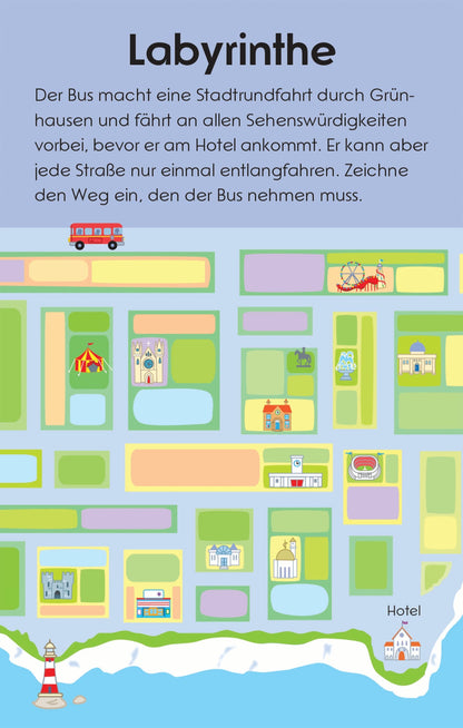 Usborne 50 Karten: Kunterbunte Spiele für lange Reisen