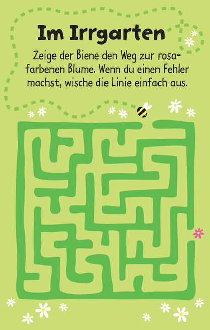 Usborne 50 Karten: Kunterbunte Mitmach-Karten für das Handgepäck 6+