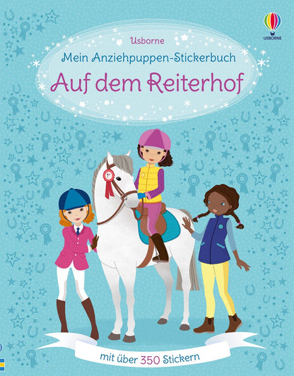 Usborne Mein Anziehpuppen-Stickerbuch: Auf dem Reiterhof