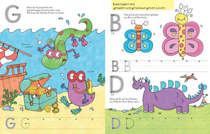 Usborne Mein wisch und weg Buch - Großbuchstaben