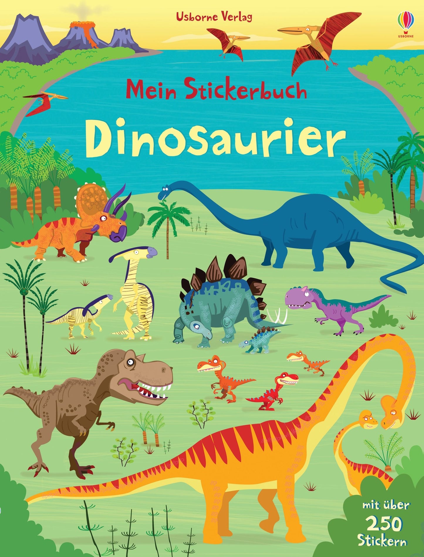 Usborne Mein Stickerbuch: Dinosaurier 5+