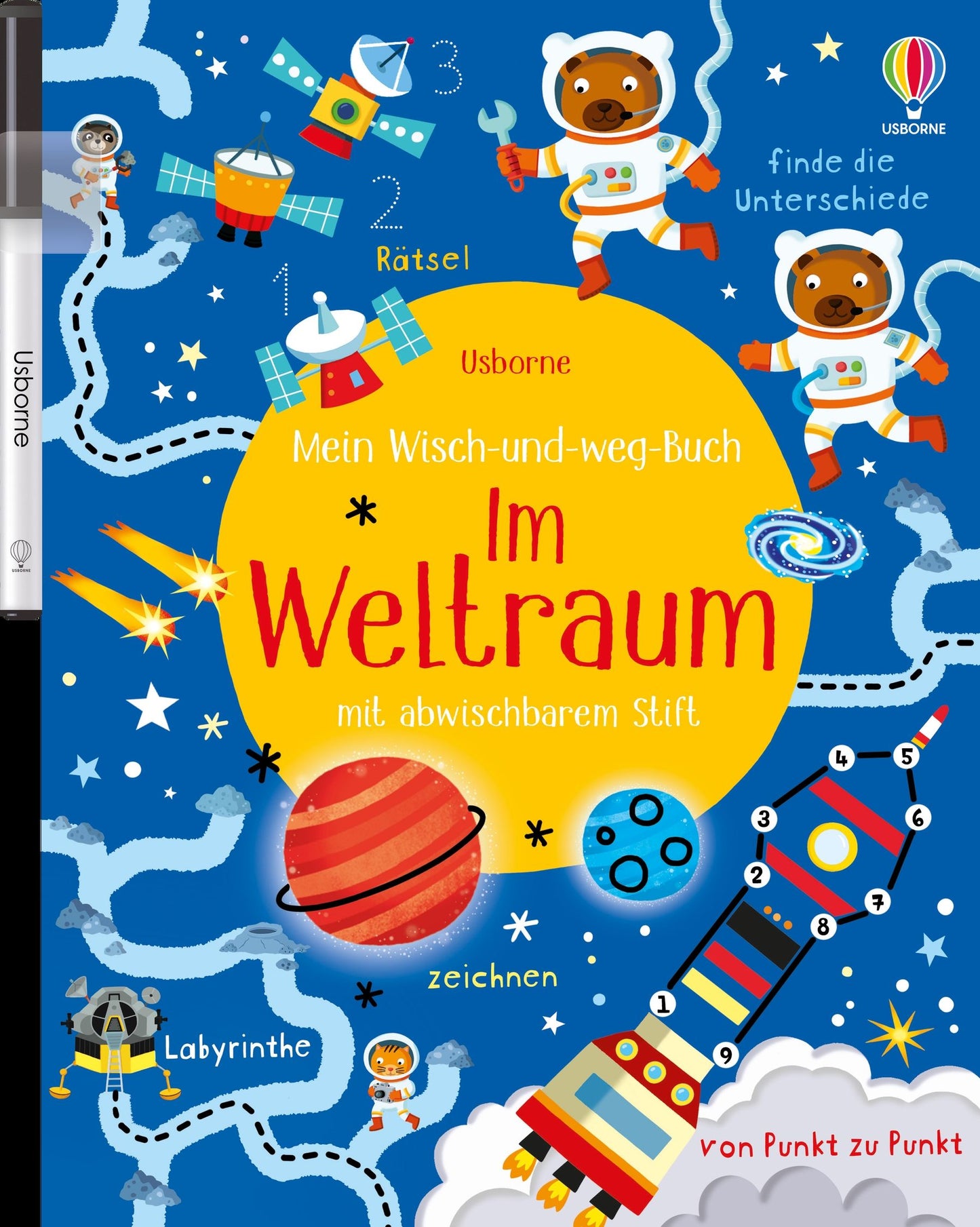Usborne Mein wisch und weg Buch Im Weltraum