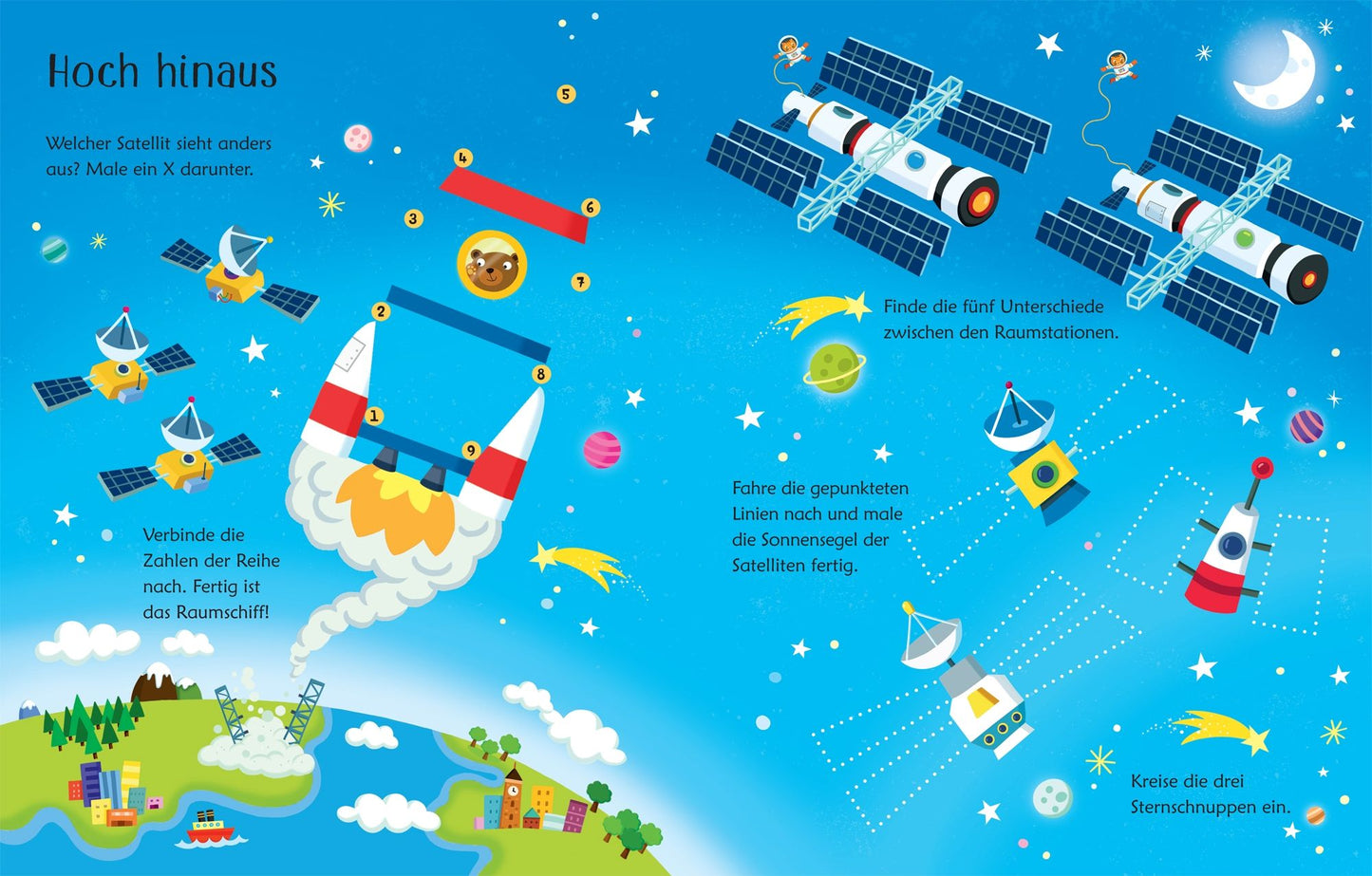 Usborne Mein wisch und weg Buch Im Weltraum