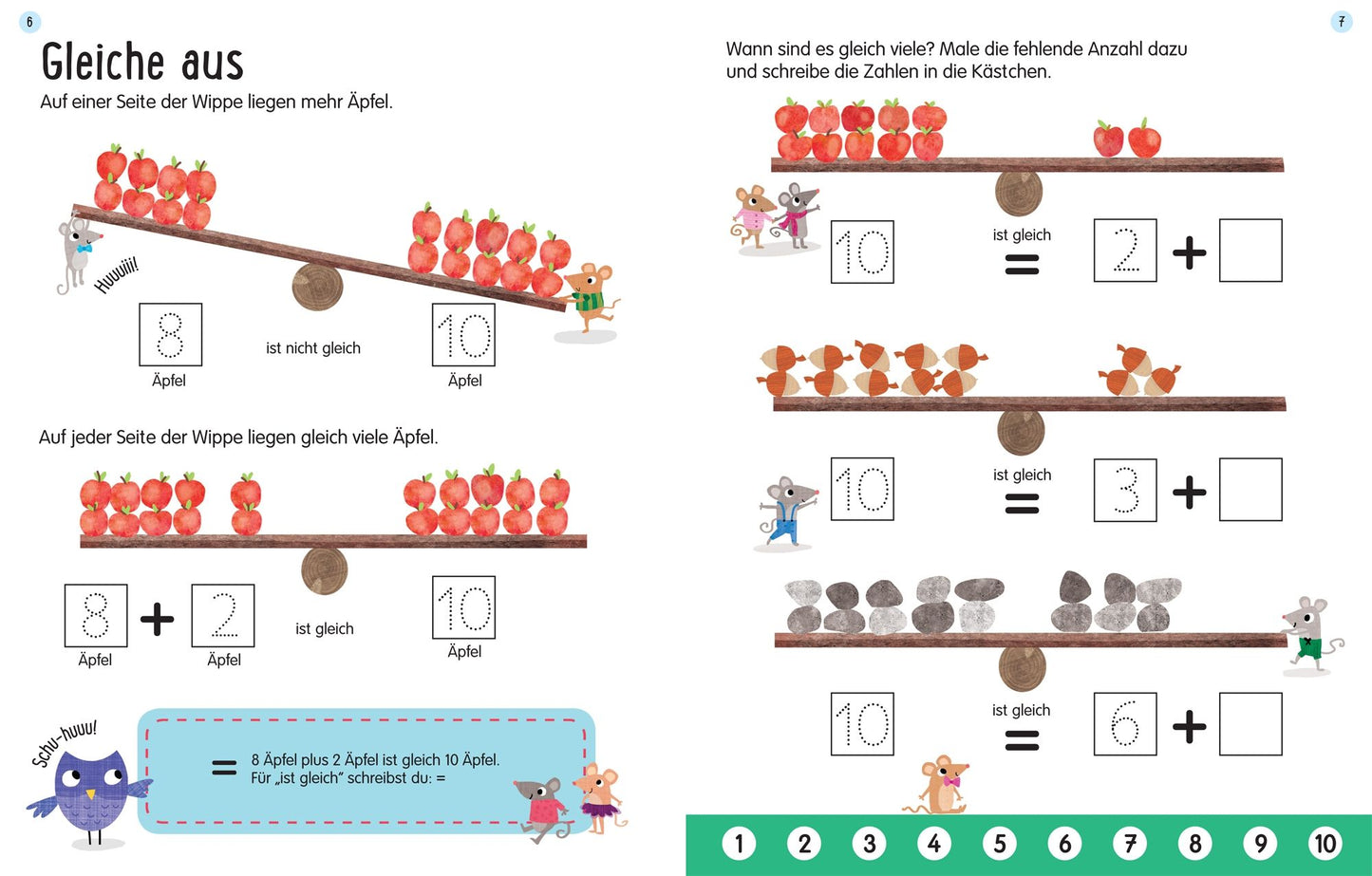 Usborne Mein Wisch-und-weg-Lernspaß: Addieren im Zahlenraum bis 20