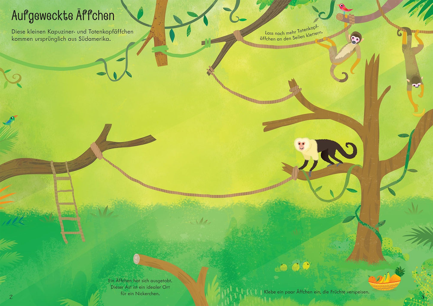Usborne - Mein Immer-wieder-Stickerbuch: Tiere im Zoo