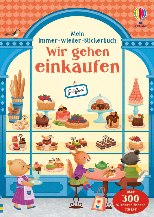 Usborne - Wir gehen einkaufen Mein Immer-wieder-Stickerbuch