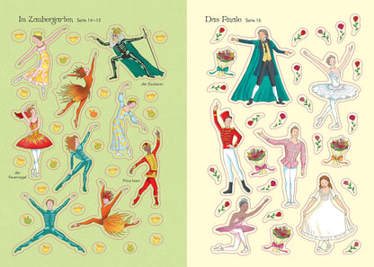 Usborne Mein immer wieder Stickerbuch: Ballett 3+