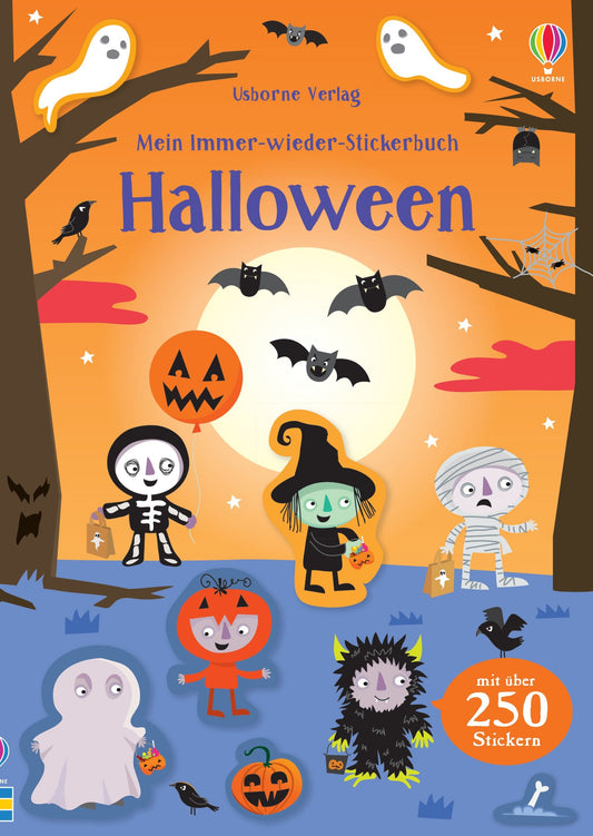 Usborne Verlag Mein immer-wieder-Stickerbuch Halloween