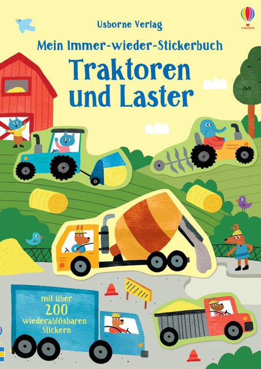 Usborne Stickerbuch Traktor und Laster