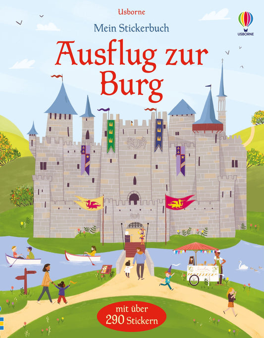 Usborne - Mein Stickerbuch Ausflug zur Burg 5+