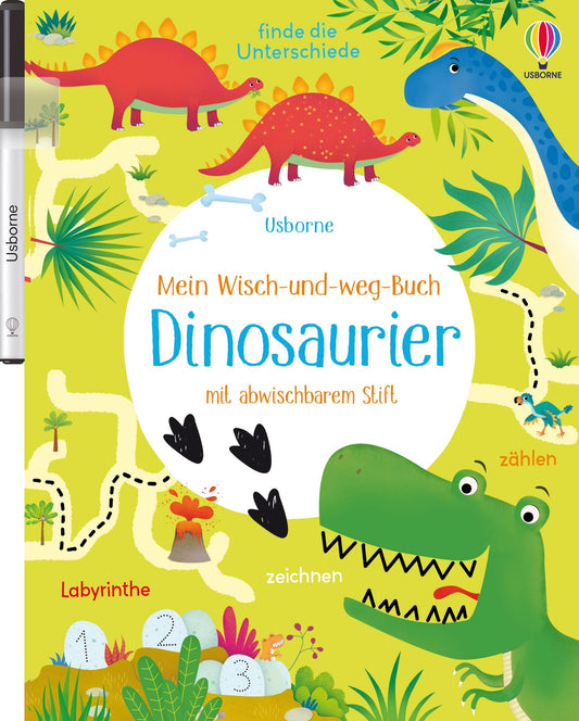 Usborne Mein wisch und weg Buch Dinosaurier