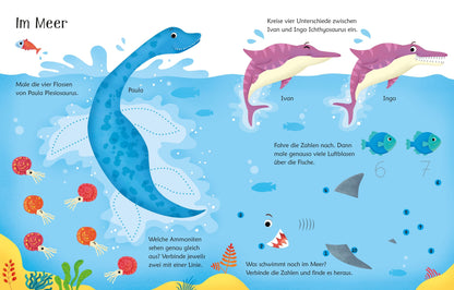 Usborne Mein wisch und weg Buch Dinosaurier