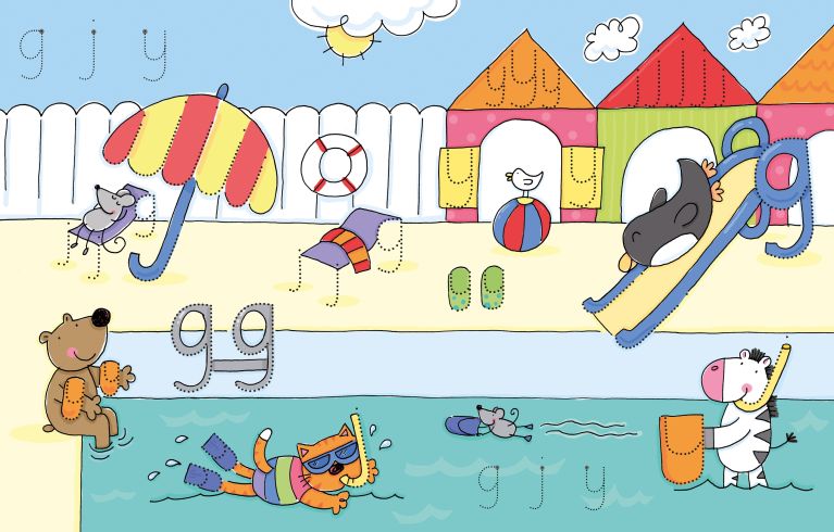 Usborne Mein wisch und weg Buch - erste Buchstaben kennen lernen