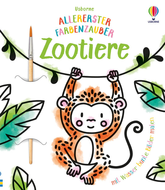 Usborne - Allererster Farbenzauber: Zootiere 3+
