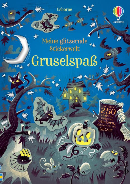 Usborne Meine glitzere Stickerwelt Gruselspaß