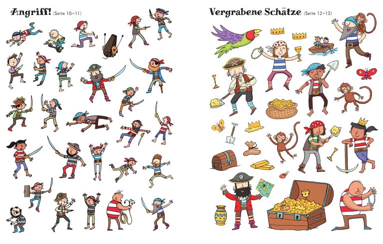 Usborne Stickerbuch Piraten