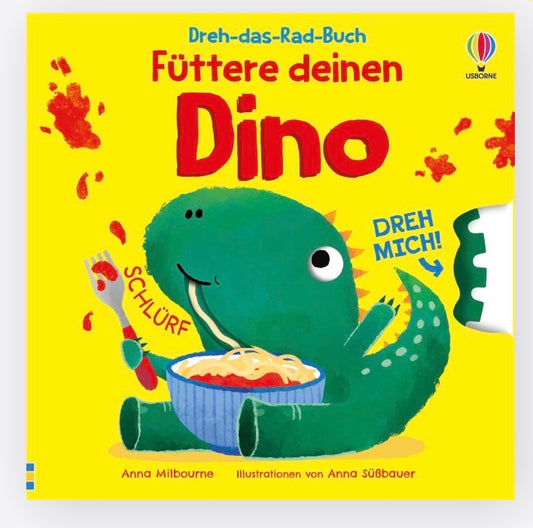 Usborne Dreh-das-Rad-Buch: Füttere deinen Dino