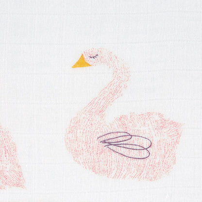 Lässig Mulltücher 3er Set 80 X 80 CM - Little Water, Swan