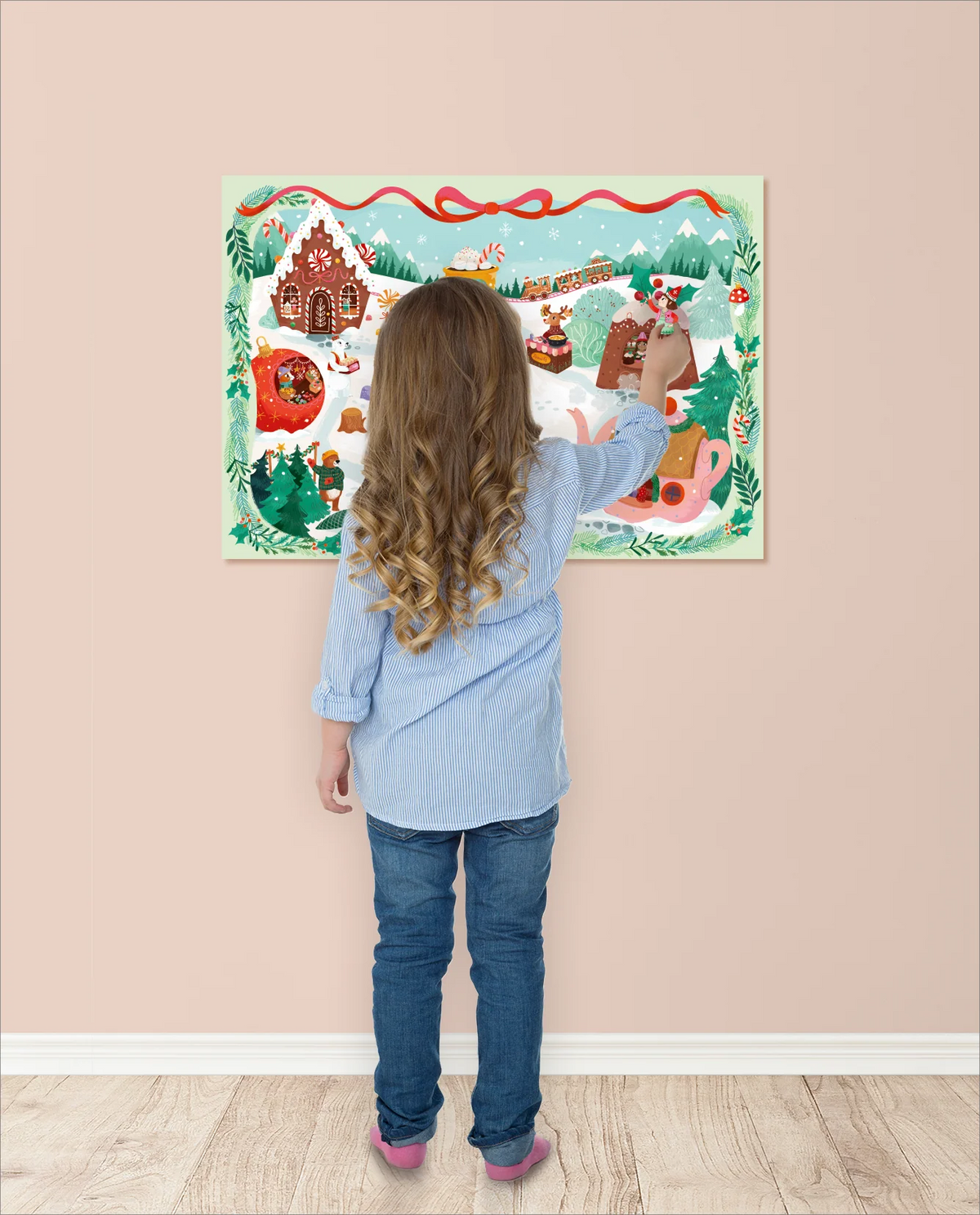 ars edition - Mein Adventskalender mit Stickern – Im Winterwald