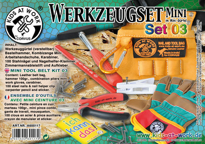 Kids at Work Werkzeug Set Mini Gürtel