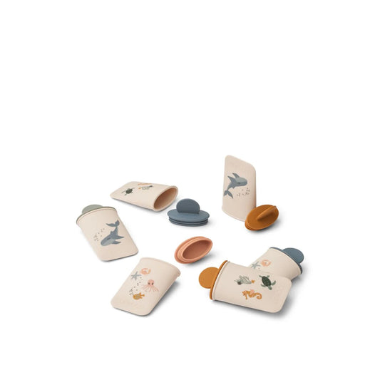 Liewood - MALIK BEDRUCKT MINI-EIS AM STIEL 6ER-PACK