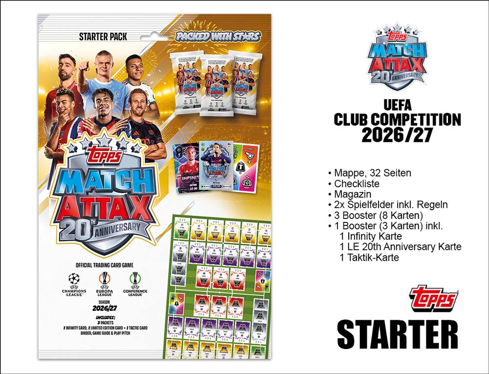 Topps Match Attax 2026/2027 Starterpack