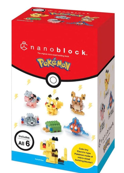 Nanoblock Pokémon Electric miniatur 6 Stück