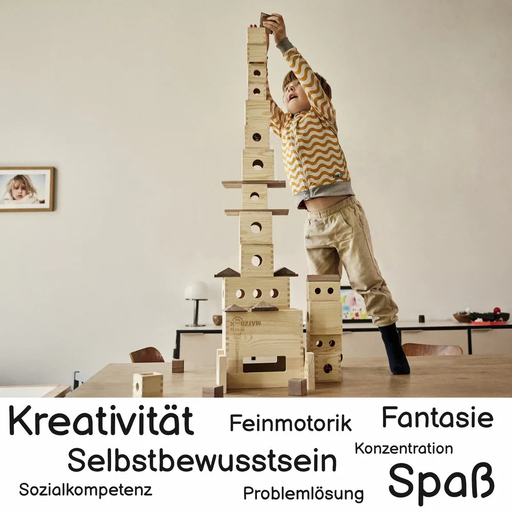 Matzbox 36-teiliges Holzspielzeug - Das Kreativspielzeug
