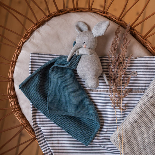 AVA & YVES Kuscheltuch groß mit Elefant