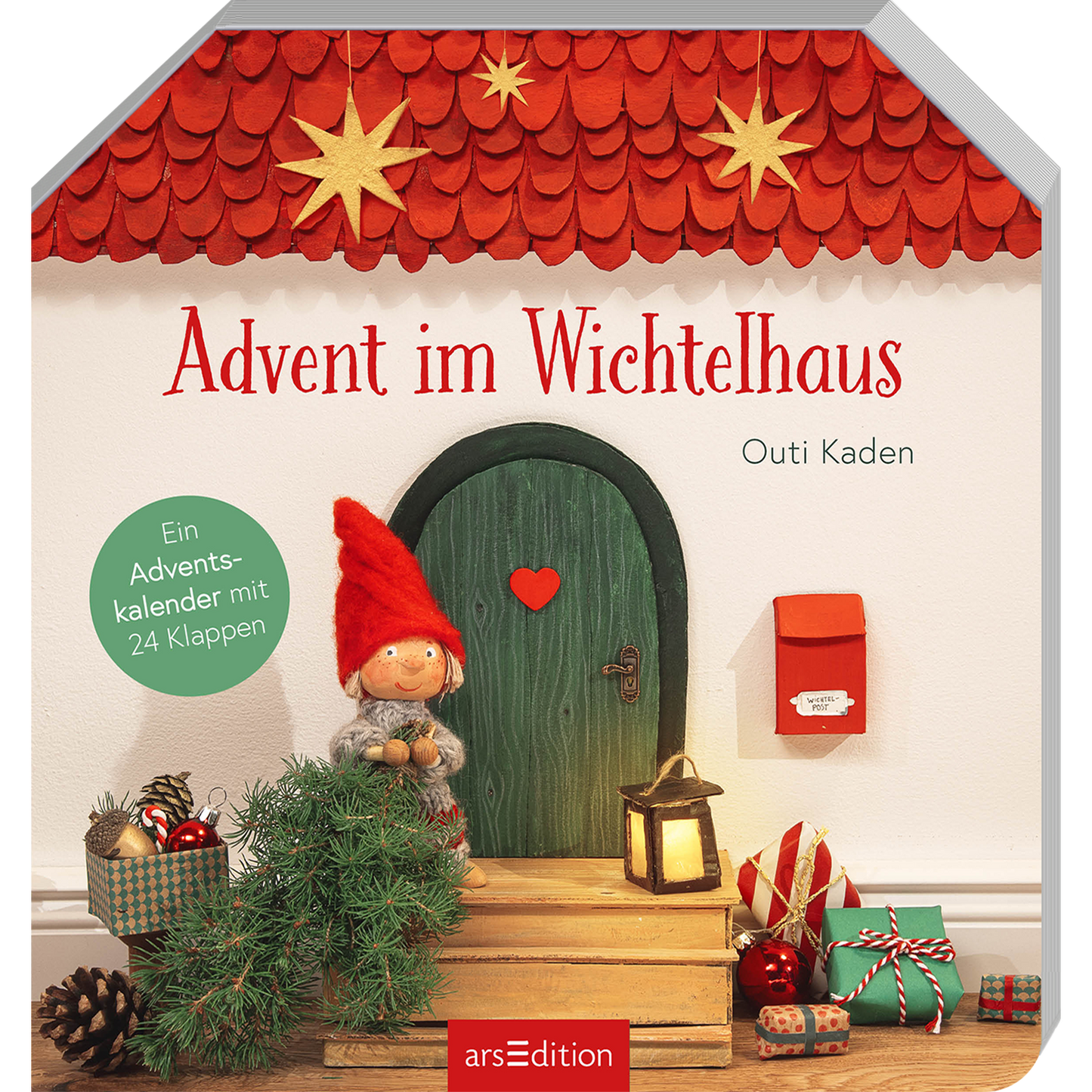 Arsedition Advent im Wichtelhaus - ein Adventskalender mit 24 Klappen