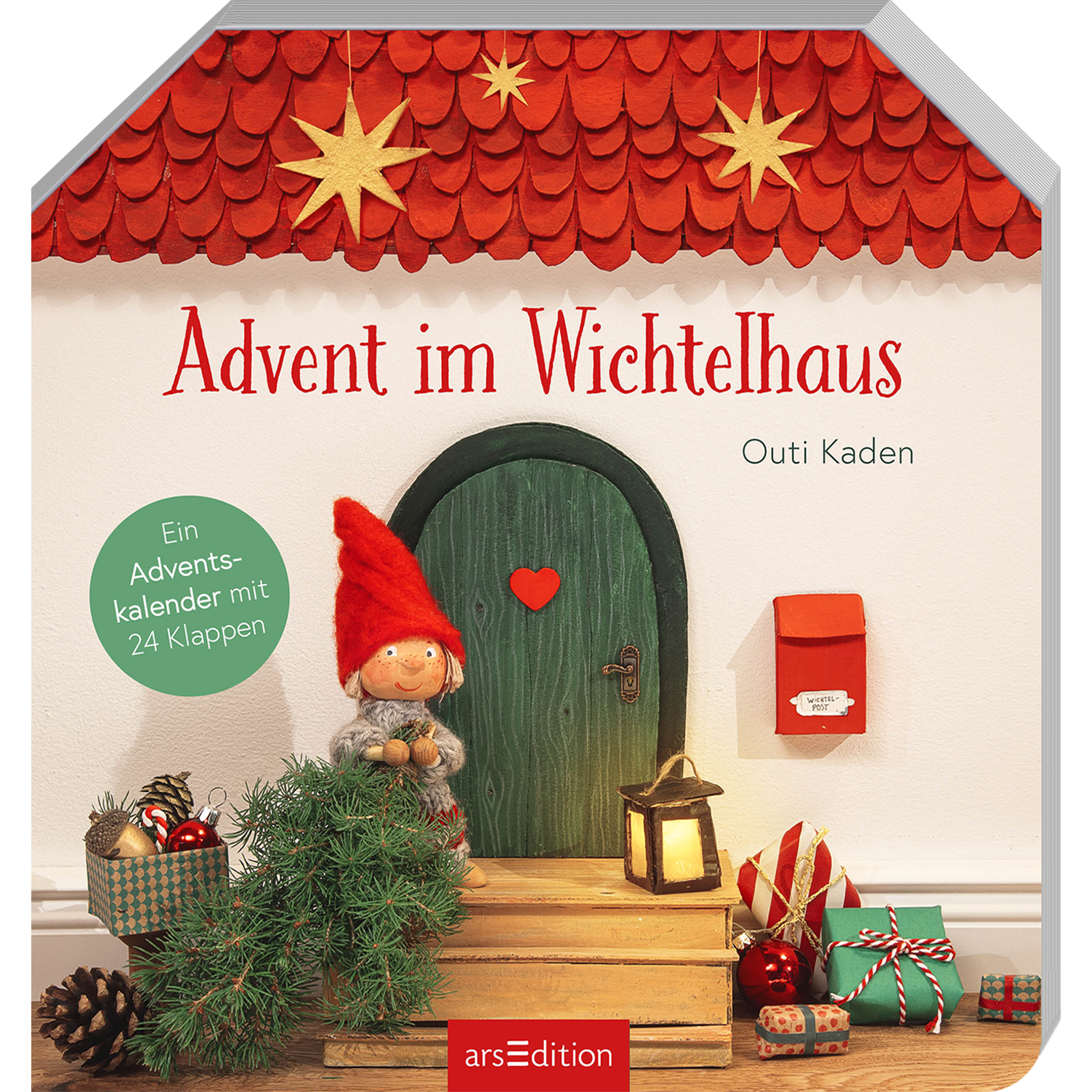 Arsedition Advent im Wichtelhaus - ein Adventskalender mit 24 Klappen