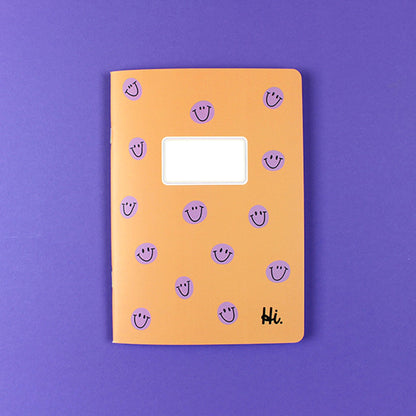 Ava & Yves Liniertes SCHULHEFT Smileys (DIN A5)