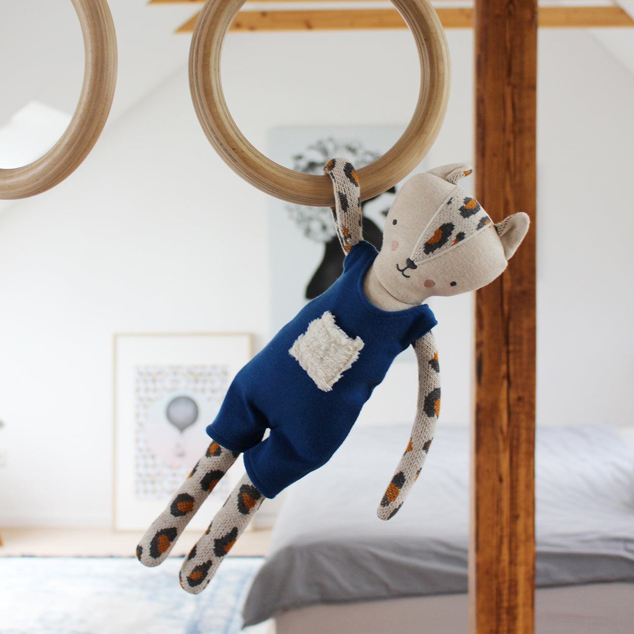 Ava&Yves Kuscheltier Leopardenjunge 50cm