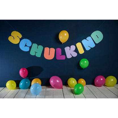 Ava&Yves Schulkind Girlande bunt