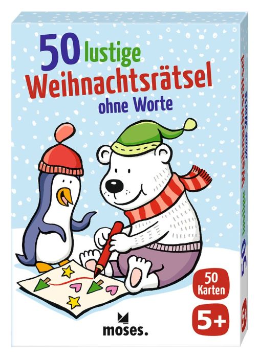50 lustige Weihnachtsrätsel ohne Worte