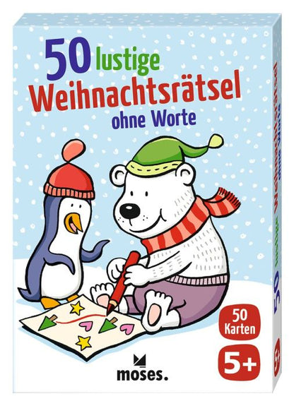 50 lustige Weihnachtsrätsel ohne Worte