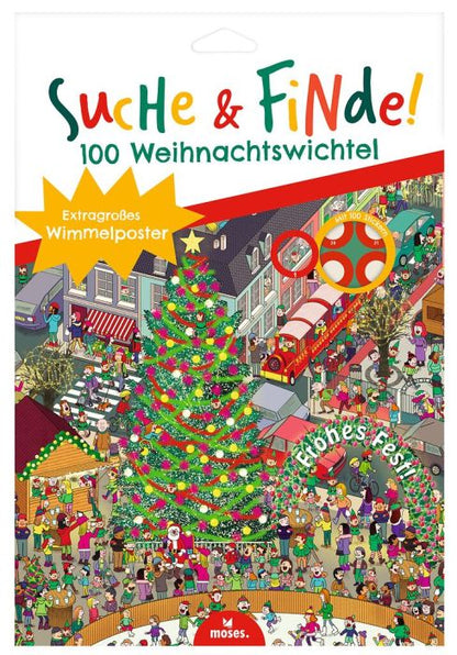 Moses Suche&Finde 100 Weihnachtswichtel