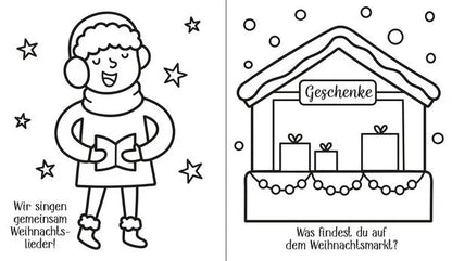 Weihnachtszeit Ausmalbuch