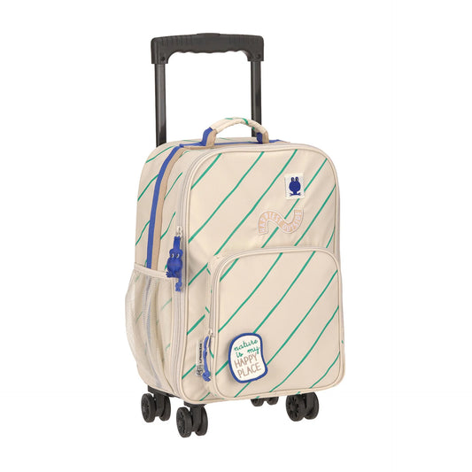 Lässig KINDERKOFFER - TROLLEY, HAPPY TRAILS, FROSCH