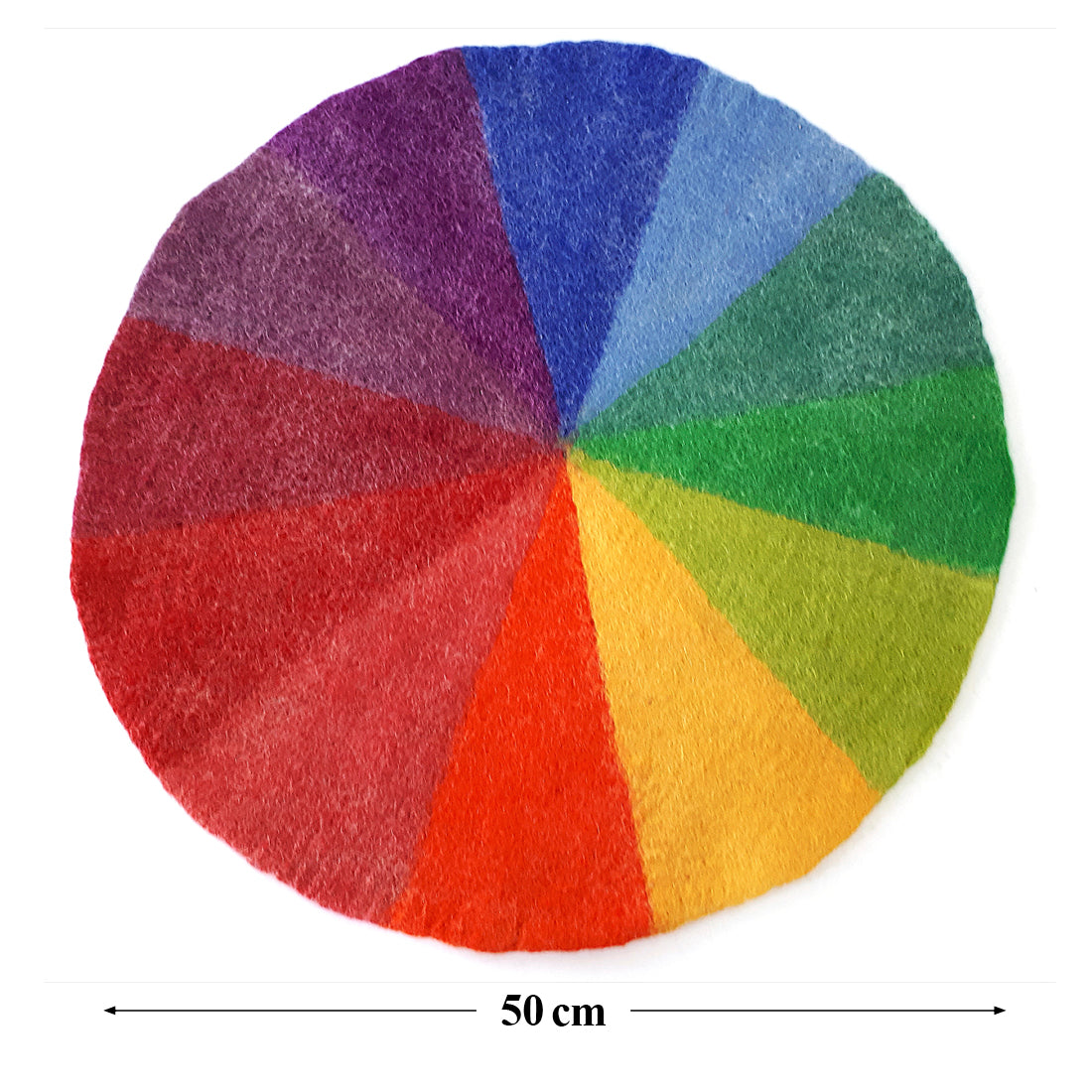 BAUSPIEL Farbenkreis 50 cm Filzwolle