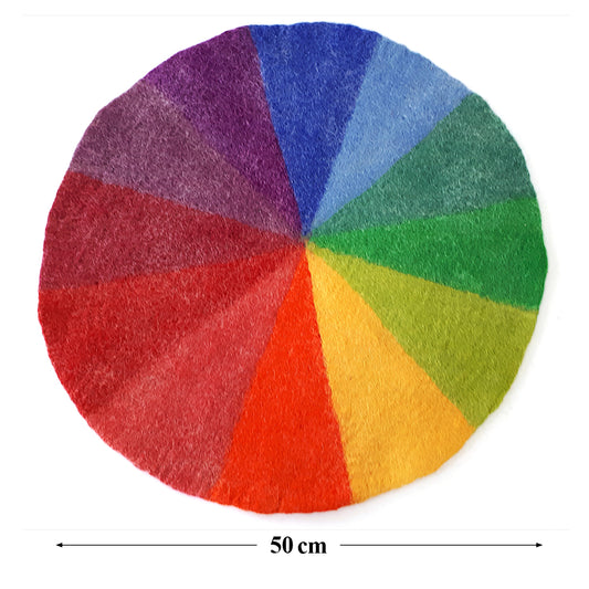 BAUSPIEL Farbenkreis 50 cm Filzwolle